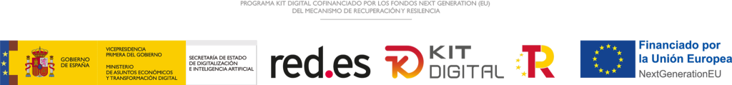 Logo del programa Kit Digital, financiado por la Unión Europea