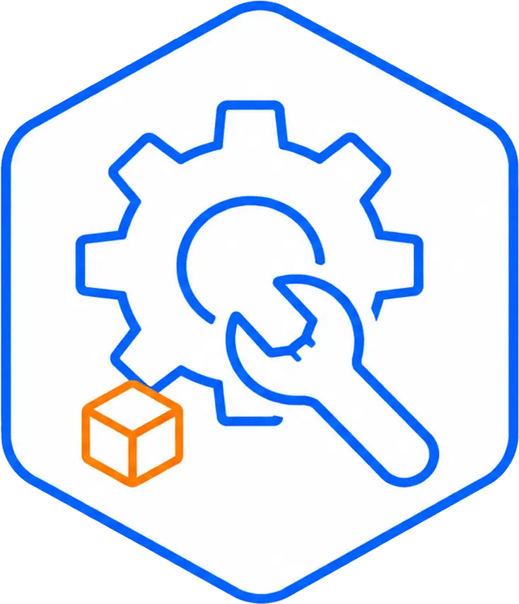 Icono de optimización y ajuste del modelo