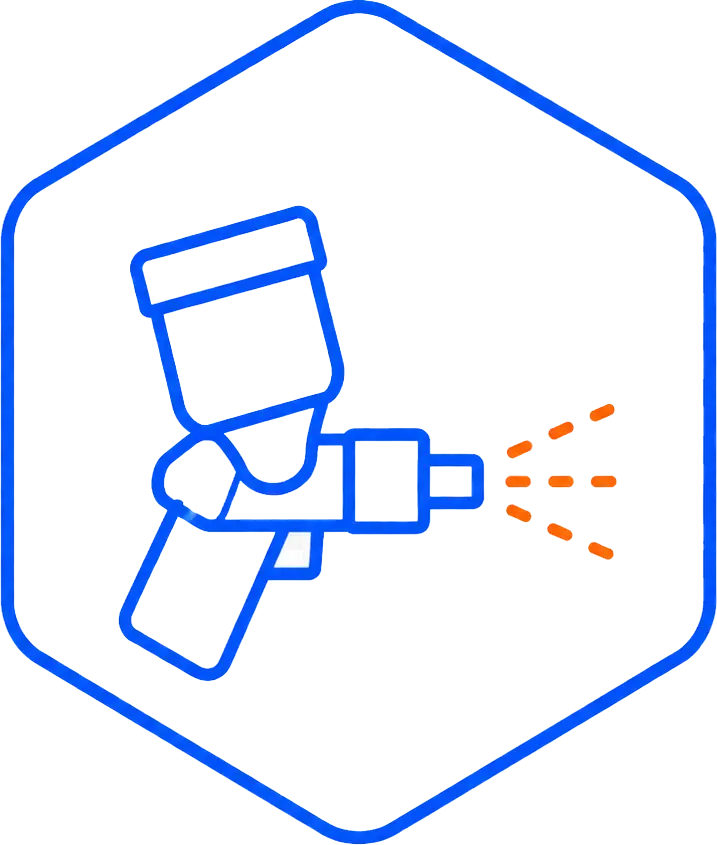 Icono de acabado de producto final