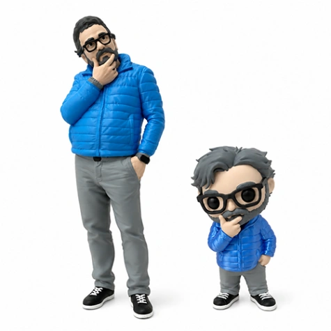 Figuras personalizadas en 3D reproduciendo a una persona real
